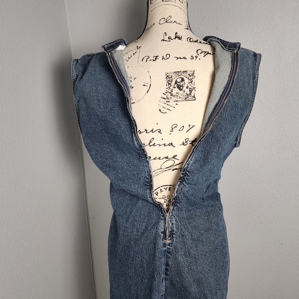 Zara Denim Dresz, Large - Picture 8 of 14